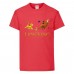 Футболка детская Король Лев  (Lion King) красная (LK-friends-3-red) 104 см