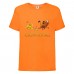 Футболка детская Король Лев  (Lion King) оранжевая (LK-friends-3-orange) 164 см