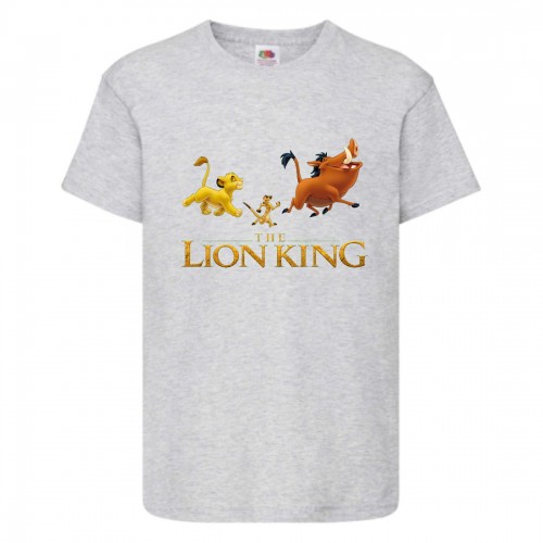 Футболка детская Король Лев (Lion King) серая (LK-friends-3-gray) 164 см Футболка детская Король Лев (Lion King) серая (LK-friends-3-gray) 164 см