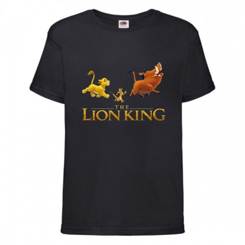 Футболка детская Король Лев (Lion King) черная (LK-friends-3-black) 164 см Футболка детская Король Лев (Lion King) черная (LK-friends-3-black) 164 см