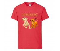 Футболка детская Король Лев (Lion King) красная (LK-simba&nala-red) 152 см Футболка детская Король Лев (Lion King) красная (LK-simba&nala-red) 152 см