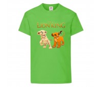 Футболка детская Король Лев (Lion King) светло-зеленая (LK-simba&nala-green) 116 см Футболка детская Король Лев (Lion King) светло-зеленая (LK-simba&nala-green) 116 см