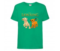 Футболка детская Король Лев (Lion King) зеленая (LK-simba&nala-green) 104 см Футболка детская Король Лев (Lion King) зеленая (LK-simba&nala-green) 104 см