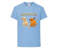 Футболка детская Король Лев (Lion King) светло-голубая (LK-simba&nala-blue) 104 см Футболка детская Король Лев (Lion King) светло-голубая (LK-simba&nala-blue) 104 см