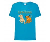 Футболка детская Король Лев (Lion King) голубая (LK-simba&nala-blue) 104 см Футболка детская Король Лев (Lion King) голубая (LK-simba&nala-blue) 104 см