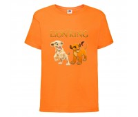 Футболка детская Король Лев (Lion King) оранжевая (LK-simba&nala-orange) 104 см Футболка детская Король Лев (Lion King) оранжевая (LK-simba&nala-orange) 104 см