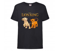 Футболка детская Король Лев (Lion King) черная (LK-simba&nala-black) 164 см Футболка детская Король Лев (Lion King) черная (LK-simba&nala-black) 164 см