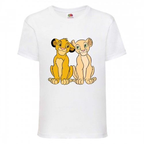 Футболка детская Король Лев (Lion King) белая (LK-simba&nala-2-white) 152 см Футболка детская Король Лев (Lion King) белая (LK-simba&nala-2-white) 152 см