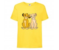 Футболка детская Король Лев (Lion King) желтая (LK-simba&nala-2-yellow) 164 см Футболка детская Король Лев (Lion King) желтая (LK-simba&nala-2-yellow) 164 см