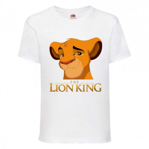 Футболка детская Король Лев (Lion King) белая (LK-simba-white) 164 см Футболка детская Король Лев (Lion King) белая (LK-simba-white) 164 см