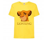 Футболка детская Король Лев (Lion King) желтая (LK-simba-yellow) 164 см Футболка детская Король Лев (Lion King) желтая (LK-simba-yellow) 164 см