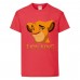 Футболка детская Король Лев  (Lion King)  красная (LK-simba-red) 164 см