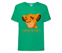 Футболка детская Король Лев (Lion King) зеленая (LK-simba-green) 104 см Футболка детская Король Лев (Lion King) зеленая (LK-simba-green) 104 см