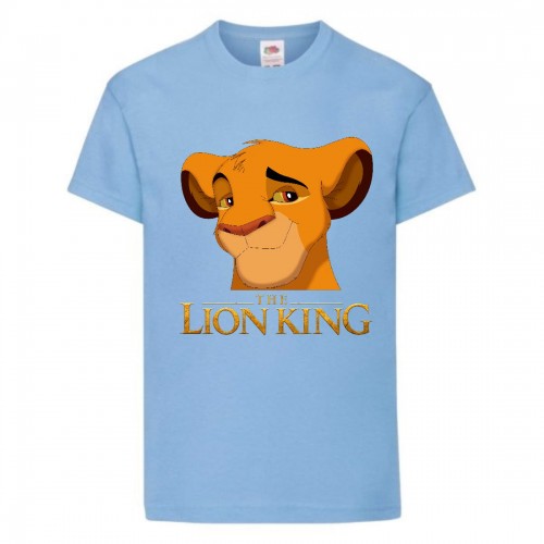 Футболка детская Король Лев (Lion King) светло-голубая (LK-simba-blue) 104 см Футболка детская Король Лев (Lion King) светло-голубая (LK-simba-blue) 104 см