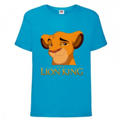 Футболка детская Король Лев (Lion King) голубая (LK-simba-blue) 104 см Футболка детская Король Лев (Lion King) голубая (LK-simba-blue) 104 см