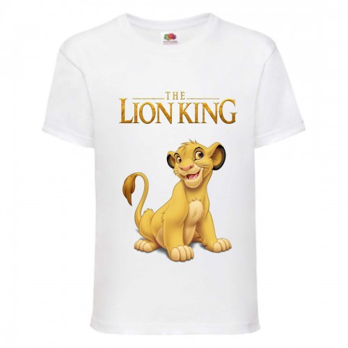 Футболка детская Король Лев (Lion King) белая (LK-simba-2-white) 164 см Футболка детская Король Лев (Lion King) белая (LK-simba-2-white) 164 см
