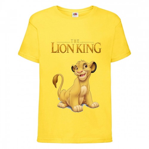 Футболка детская Король Лев (Lion King) желтая (LK-simba-2-yellow) 152 см Футболка детская Король Лев (Lion King) желтая (LK-simba-2-yellow) 152 см