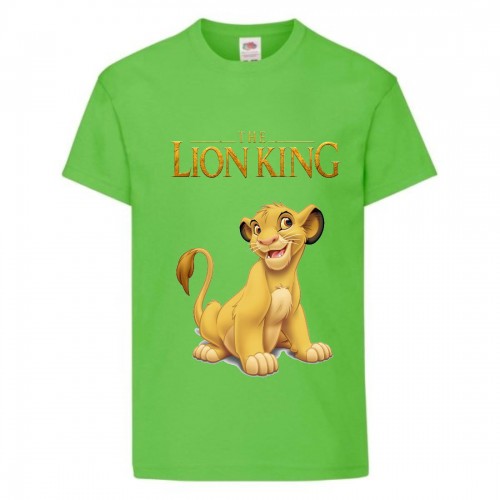 Футболка детская Король Лев (Lion King) светло-зеленая (LK-simba-2-green) 140 см Футболка детская Король Лев (Lion King) светло-зеленая (LK-simba-2-green) 140 см