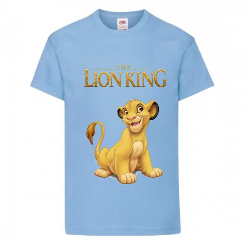 Футболка детская Король Лев (Lion King) светло-голубая (LK-simba-2-blue) 104 см Футболка детская Король Лев (Lion King) светло-голубая (LK-simba-2-blue) 104 см