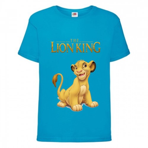 Футболка детская Король Лев (Lion King) голубая (LK-simba-2-blue) 104 см Футболка детская Король Лев (Lion King) голубая (LK-simba-2-blue) 104 см