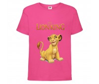 Футболка детская Король Лев (Lion King) розовая (LK-simba-2-pink) 104 см Футболка детская Король Лев (Lion King) розовая (LK-simba-2-pink) 104 см