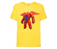 Футболка детская Город героев Баймакс (Baymax HC yl 2) желтая 116 см Футболка детская Город героев Баймакс (Baymax HC yl 2) желтая 116 см