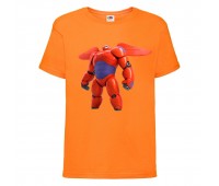 Футболка детская Город героев Баймакс (Baymax HC or 2) оранжевая 140 см Футболка детская Город героев Баймакс (Baymax HC or 2) оранжевая 140 см