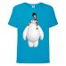 Футболка детская Город героев Герой верхом на Баймаксе (Hero on Baymax HC bl 4) синяя 164 см Футболка детская Город героев Герой верхом на Баймаксе (Hero on Baymax HC bl 4) синяя 164 см