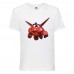 Футболка детская Город героев Герой летит на Баймаксе (Hero on Baymax HC wh 5) белая 164 см Футболка детская Город героев Герой летит на Баймаксе (Hero on Baymax HC wh 5) белая 164 см