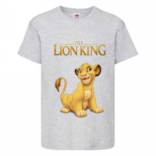 Футболка детская Король Лев (Lion King) серая (LK-simba-2-gray) 164 см Футболка детская Король Лев (Lion King) серая (LK-simba-2-gray) 164 см