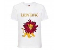 Футболка детская Король Лев (Lion King) белая (LK-simba-3-white) 164 см Футболка детская Король Лев (Lion King) белая (LK-simba-3-white) 164 см