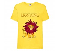 Футболка детская Король Лев (Lion King) желтая (LK-simba-3-yellow) 164 см Футболка детская Король Лев (Lion King) желтая (LK-simba-3-yellow) 164 см