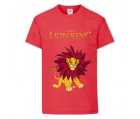 Футболка детская Король Лев (Lion King) красная (LK-simba-3-red) 152 см Футболка детская Король Лев (Lion King) красная (LK-simba-3-red) 152 см