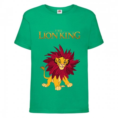 Футболка детская Король Лев (Lion King) зеленая (LK-simba-3-green) 116 см Футболка детская Король Лев (Lion King) зеленая (LK-simba-3-green) 116 см