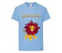 Футболка детская Король Лев (Lion King) светло-голубая (LK-simba-3-blue) 104 см Футболка детская Король Лев (Lion King) светло-голубая (LK-simba-3-blue) 104 см