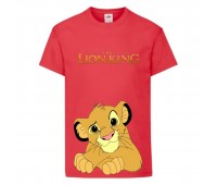 Футболка детская Король Лев (Lion King) красная (LK-simba-4-red) 164 см Футболка детская Король Лев (Lion King) красная (LK-simba-4-red) 164 см