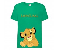 Футболка детская Король Лев (Lion King) зеленая (LK-simba-4-green) 104 см Футболка детская Король Лев (Lion King) зеленая (LK-simba-4-green) 104 см