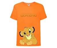 Футболка детская Король Лев (Lion King) оранжевая (LK-simba-4-orange) 104 см Футболка детская Король Лев (Lion King) оранжевая (LK-simba-4-orange) 104 см