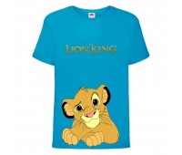 Футболка детская Король Лев (Lion King) голубая (LK-simba-4-blue) 104 см Футболка детская Король Лев (Lion King) голубая (LK-simba-4-blue) 104 см