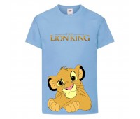 Футболка детская Король Лев (Lion King) светло-голубая (LK-simba-4-blue) 104 см Футболка детская Король Лев (Lion King) светло-голубая (LK-simba-4-blue) 104 см