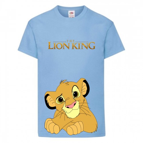 Футболка детская Король Лев (Lion King) светло-голубая (LK-simba-4-blue) 104 см Футболка детская Король Лев (Lion King) светло-голубая (LK-simba-4-blue) 104 см