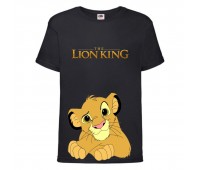 Футболка детская Король Лев (Lion King) черная (LK-simba-4-black) 104 см Футболка детская Король Лев (Lion King) черная (LK-simba-4-black) 104 см