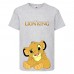 Футболка детская Король Лев  (Lion King)  серая (LK-simba-4-gray) 164 см