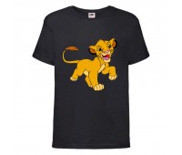 Футболка детская Король Лев (Lion King) черная (LK-simba-5-black) 164 см Футболка детская Король Лев (Lion King) черная (LK-simba-5-black) 164 см