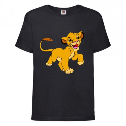 Футболка детская Король Лев (Lion King) черная (LK-simba-5-black) 164 см Футболка детская Король Лев (Lion King) черная (LK-simba-5-black) 164 см