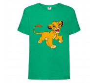 Футболка детская Король Лев (Lion King) зеленая (LK-simba-5-green) 164 см Футболка детская Король Лев (Lion King) зеленая (LK-simba-5-green) 164 см