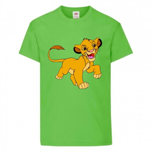 Футболка детская Король Лев (Lion King) светло-зеленая (LK-simba-5-green) 116 см Футболка детская Король Лев (Lion King) светло-зеленая (LK-simba-5-green) 116 см