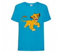 Футболка детская Король Лев (Lion King) голубая (LK-simba-5-blue) 104 см Футболка детская Король Лев (Lion King) голубая (LK-simba-5-blue) 104 см