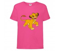 Футболка детская Король Лев (Lion King) розовая (LK-simba-5-pink) 164 см Футболка детская Король Лев (Lion King) розовая (LK-simba-5-pink) 164 см