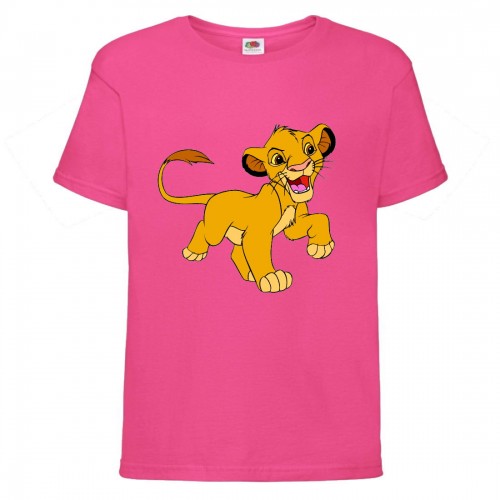 Футболка детская Король Лев (Lion King) розовая (LK-simba-5-pink) 164 см Футболка детская Король Лев (Lion King) розовая (LK-simba-5-pink) 164 см